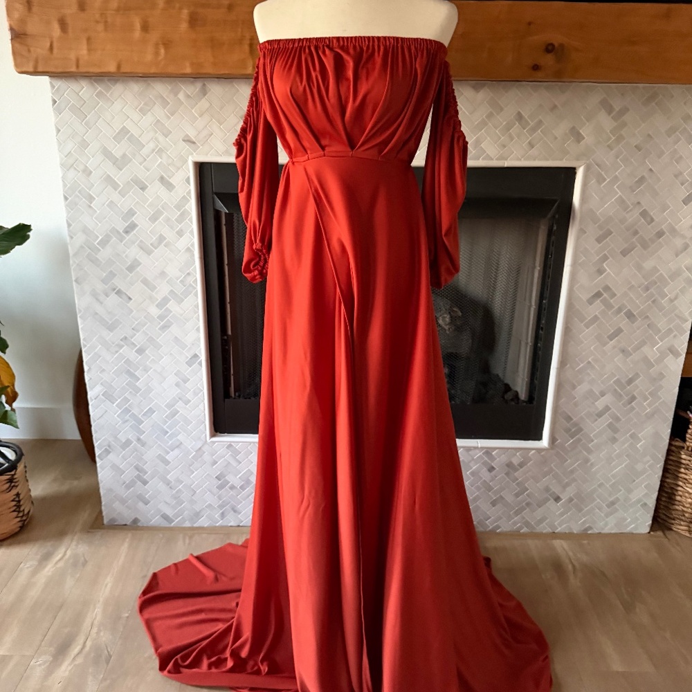 YEWEN Maternity Shoulderless Dreas